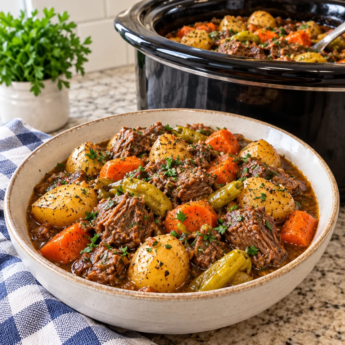 Slow Cooker Mississippi Beef Stew for Ultimate Comfort article image 4
