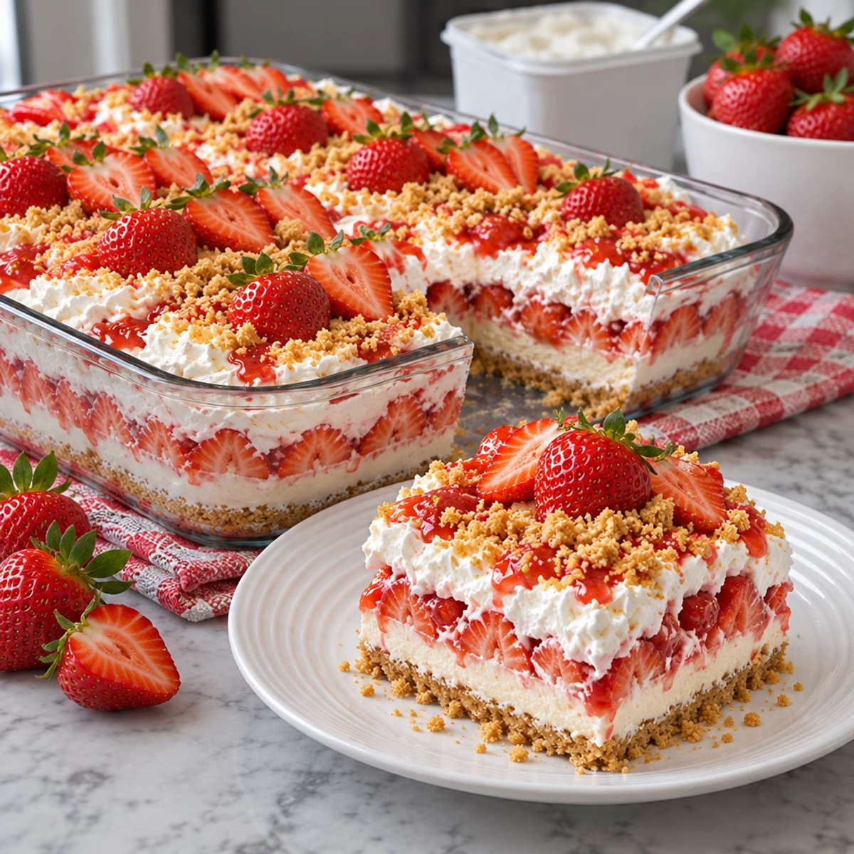 Strawberry Whipped Sensation Dessert Delight article image 4
